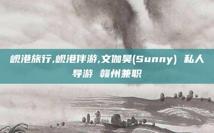 天门岘港旅行,岘港伴游,文伽昊(Sunny) 私人导游 赣州兼职
